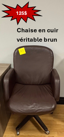 chaise cuir véritable